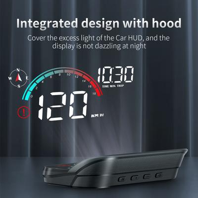 GPS HUD M22 Car Smart Universal Digital Speedometer MPH Kmh Head Up Display Big Font Projector On the Windshield Overspeed Alarm