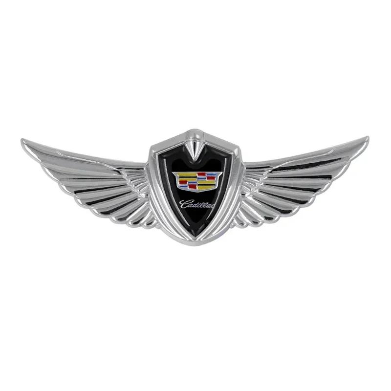 

Metal Wing Emblem Badge for Cadillac CT5 CT6 XT5 Escalade CTS ATS SRX XTS STS Front Hood Body Side Sticker Exterior Accessory белый