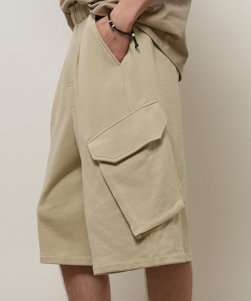 General Idea Man Cargo Sweat Half Pants [Sand] / Gf2Mhp020