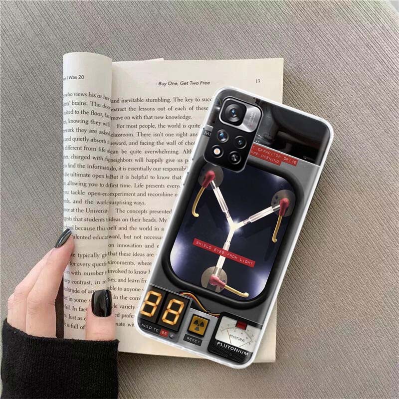 

Back To The Future License Phone Case For Xiaomi Redmi Note 14 13 Pro Plus 5G Cover 13C 14C 12 12C 9 9T 9C 10 10C 8 7 6 10A 9A P Redmi Note 13 5G