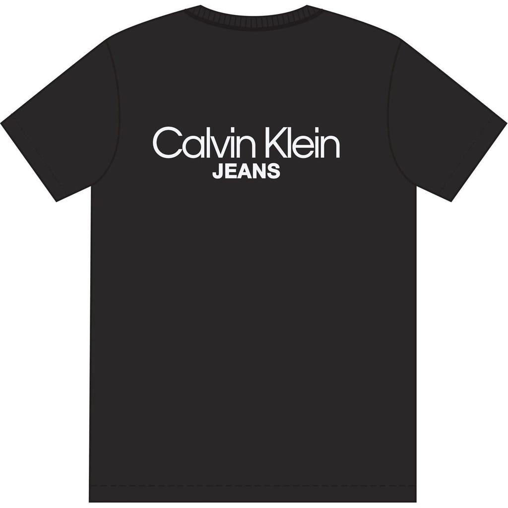Calvin Klein Mens Back Print Logo Regular T-Shirt