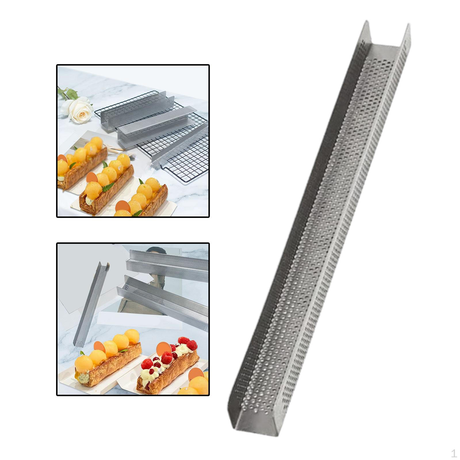 

Napoleon Baking Pan, U-shaped, Versatile, Easy to Clean, Made of Perforated Stainless Steel 25cmx2cmx2cm
