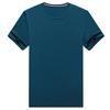 Men's Quick-Dry Modal Short Sleeve T-shirt - Lightweight, Solid Color, Round Neck Casual Summer Wear