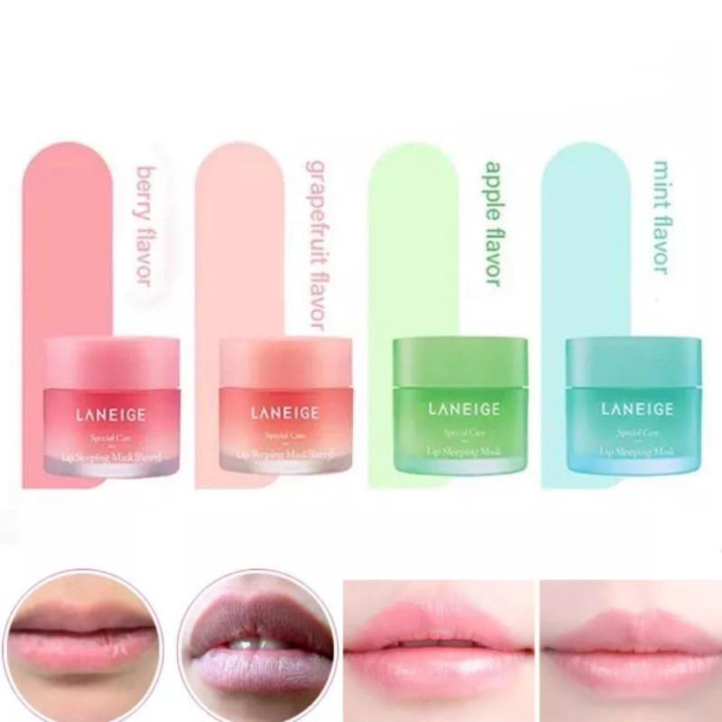 Nourishing Sleep Lip Mask Set Of Four With Moisturizing Hydration For Day And Night Care