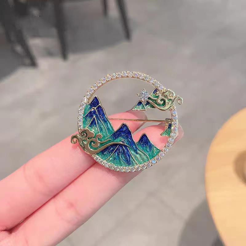 Elegancka broszka z perłowym kwiatem: Luksusowa damska przypinka i klips do biżuterii do akcesoriów odzieżowych