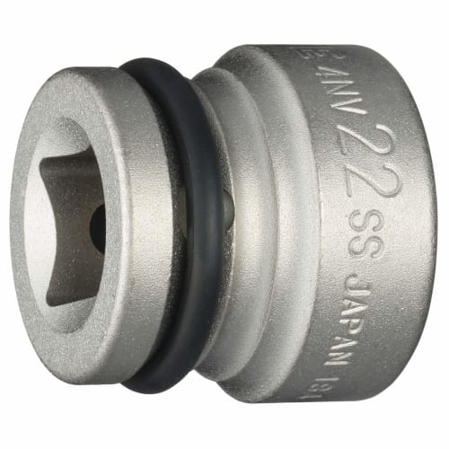 TONE Short socket for impact 4NV-22SS Drive angle 12.7mm (1/2") Width across flats 22mm
