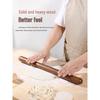 Solid Wood Rolling Pin for Dough, Dumplings & Baking - Round Head Design