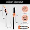 Battery Operated Electric Oil Pump with Nozzle, Suitable for Motorcycle, Car, Fuel Tank Transfer Pump