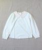 C.S.N.N. Classic 31331004 Formal Ruffle Collar Long T-Shirt for Girls