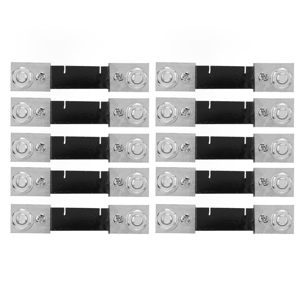 10PCS 75mV DC Current Shunt Resistor Resistance Manganese Copper Alloy for Ammeter Shunt FL?2 75A