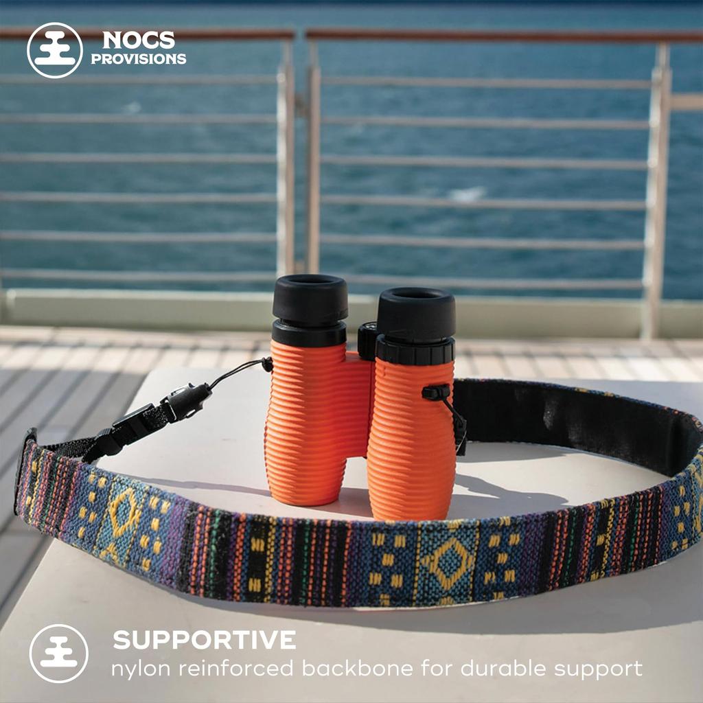 Nocs Provisions Woven Tapestry Strap, CottonPolyester, Midnight Accessory, Authentic, Colorful, Perfect for Outdoor Sports and Live Performances,
