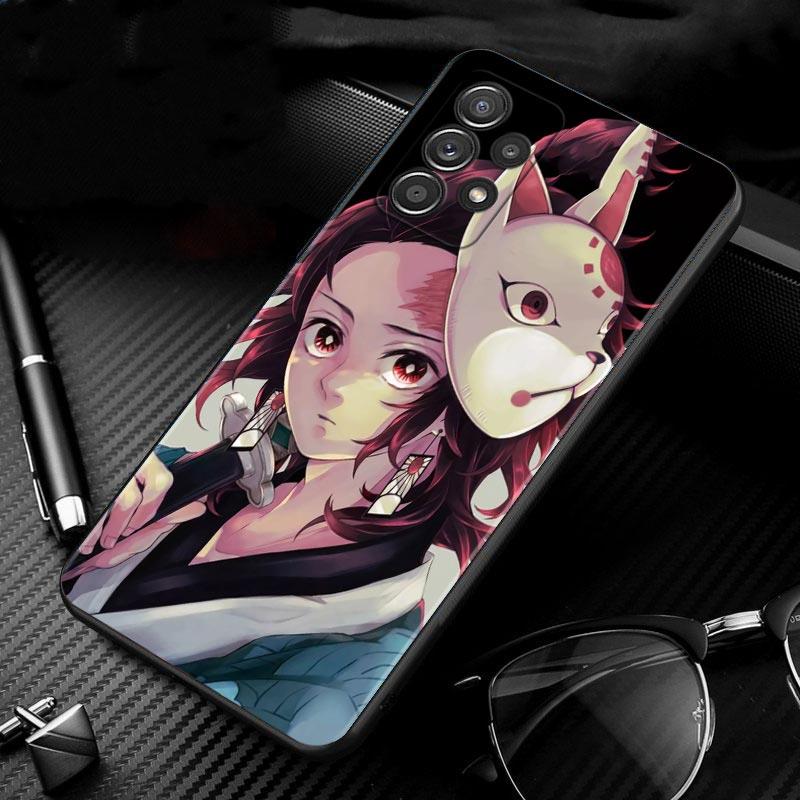 Fall Für Samsung Galaxy A72 A71 A52 A51 A42 A41 A32 A31 A22 A21s A12 A11 A02 A02s A01 Abdeckung shell Dämon Slayer Kimetsu Keine Yaiba