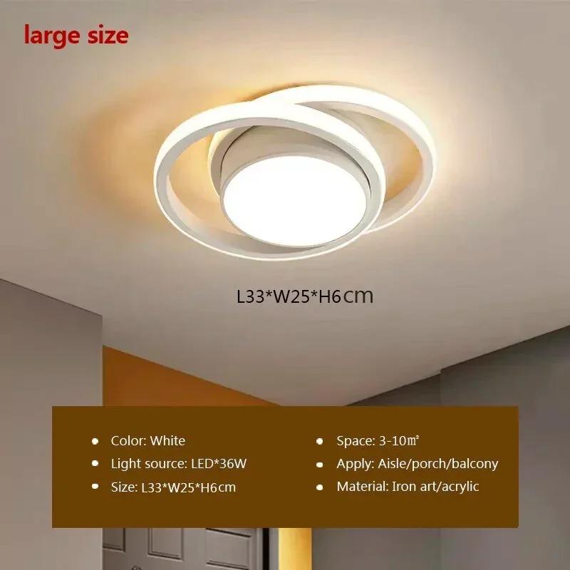 LED Aisle Ceiling Light Body Sensor Ceiling Lamp 36W 32W Bacony Entryway Closet Cloakroom Led Ceiling Lighting Fixtures Lustre