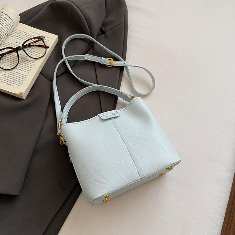 IELGY Fashion Commuter All-Match Messenger Bag Ladies Portable Bucket Bag