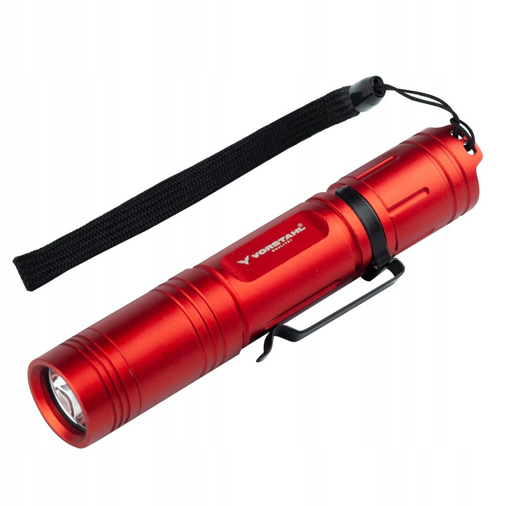 POWERFUL Rechargeable LED FLASHLIGHT 600lm 2200mAh IP44 USB C QUALITY Vorstahl