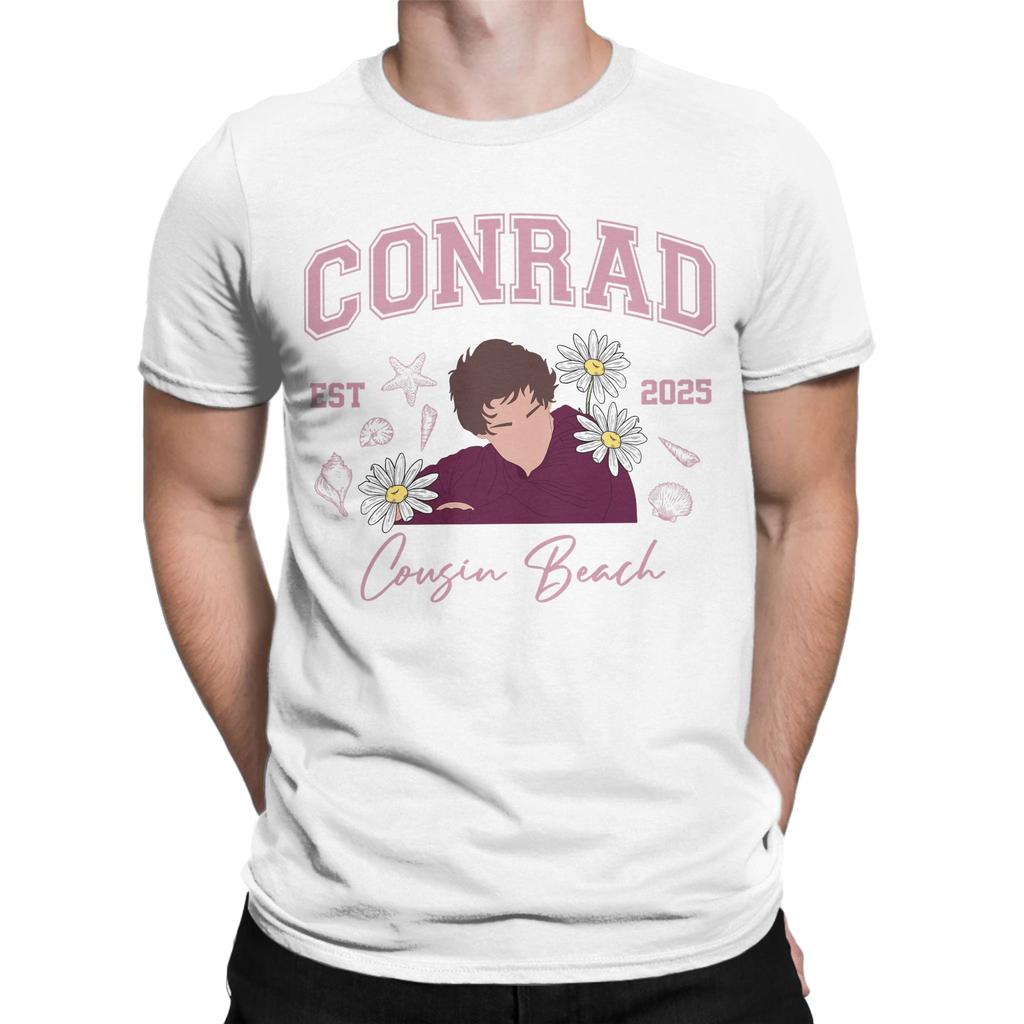 Team Conrad T-Shirt Man  Streetwear Pure Cotton T Shirts Summer O Neck Hipster Tees Cheap Oversized Clothing