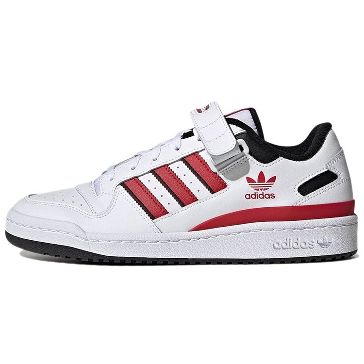 Adidas Originals Forum 84 Low Leather Retro Casual Low Top Sneakers Unisex Sneakers White Red Black GZ1838