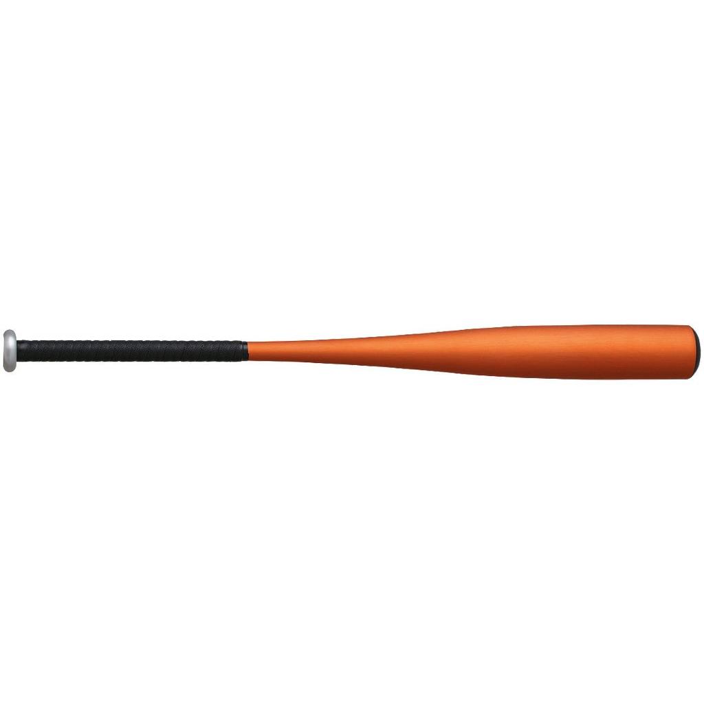acics Gold Stage BB7038 Hard Baseball Metal Bat Orange 83cm (General Use) - Gold,