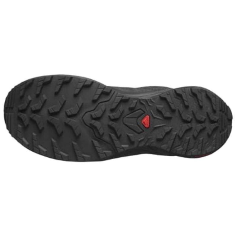 SALOMON X Adventure Slip Resistant, Abrasion Resistant, Balance Grip Low top Hiking Shoes Men's Black Sneakers L47321100