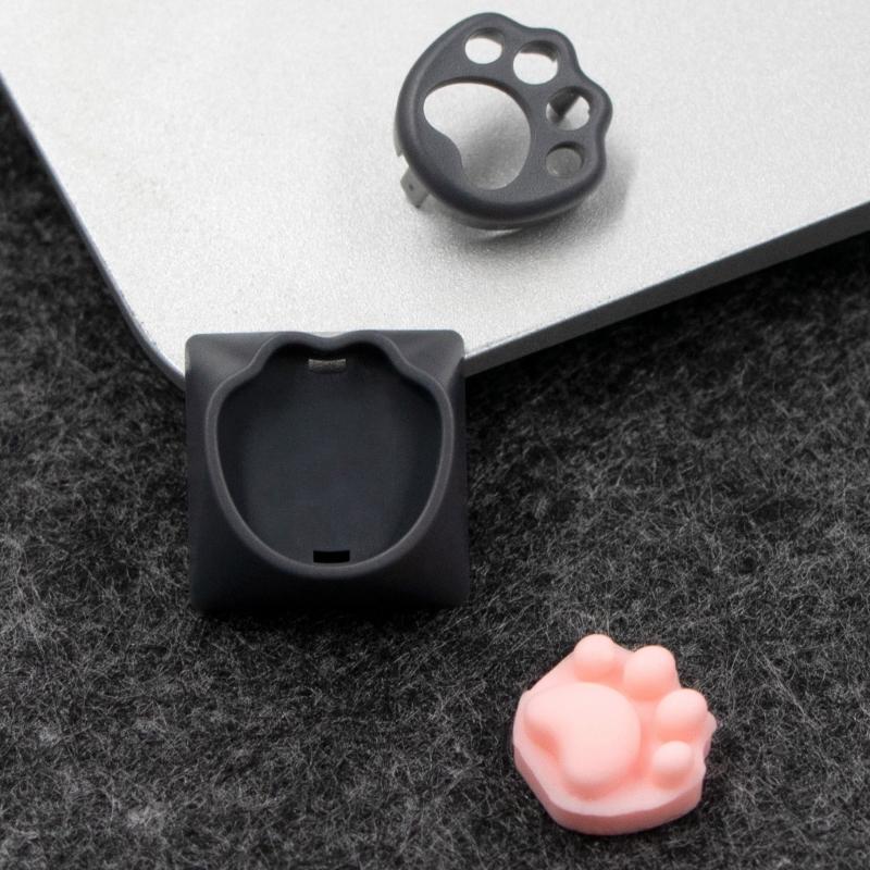 Silicone CatPaw Keycaps Quiet Typing Comfortable Soft Touch AntiSlip Caps for Gaming and Office Keyboards