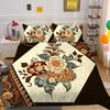 Set copripiumino da donna con stampa floreale di lusso 3D, biancheria da letto per la casa in poliestere, camera da letto king size