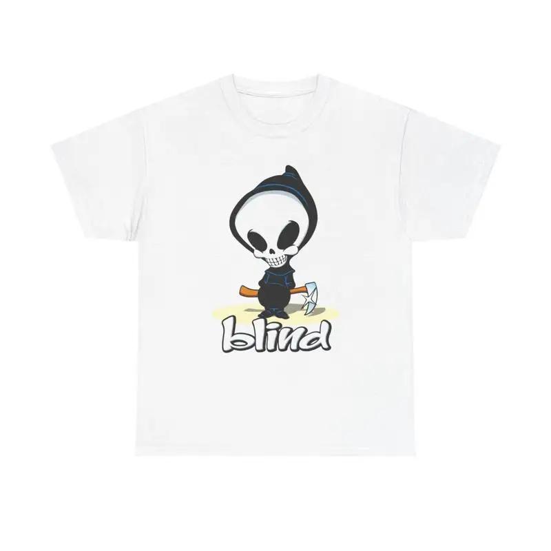 T-shirt Blind Skateboards Vintage Retro Anni '90 Cotone Pesante