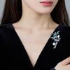 Blue Crystal Dragonfly Brooch - Elegant and Versatile Pearl Corsage with Luxurious Design Brooch