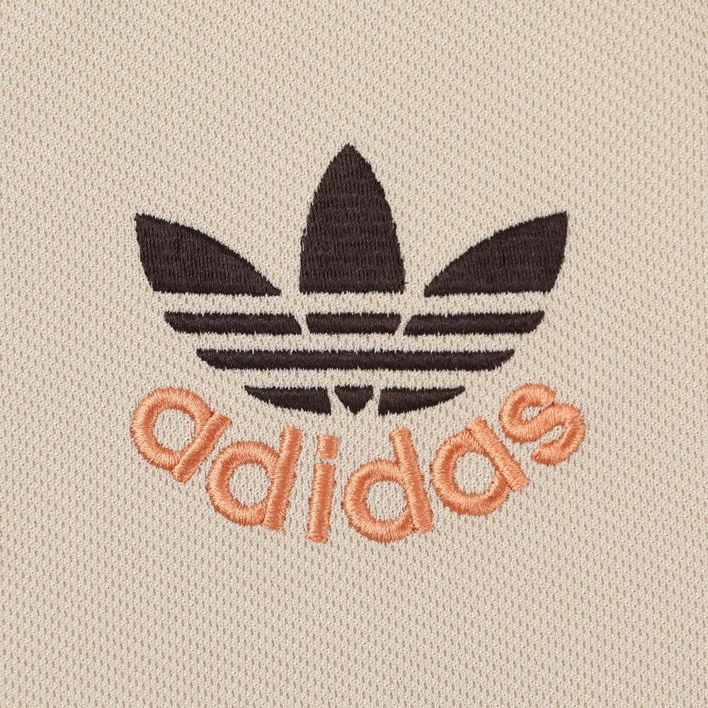adidas Striped Stand Collar Zip Long Sleeve Jacket Kids Jackets KU9513