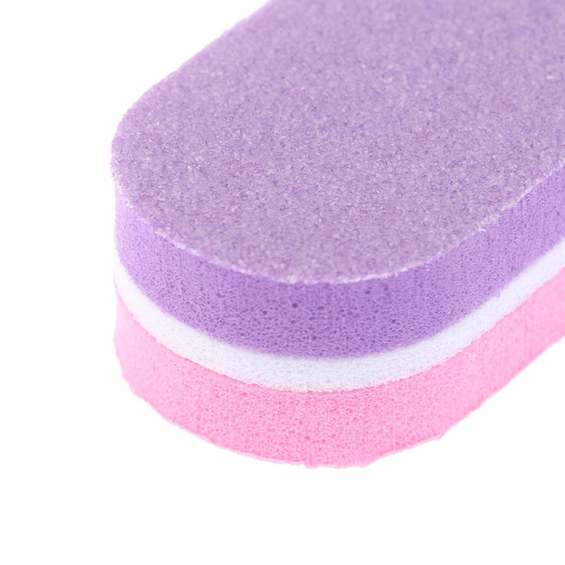 50Pcs Mini Sponge Nail File 100/180 Colorful Nail Buffer Double Sided Sanding Buffer Cuticle Remover Pedicure Manicure Files