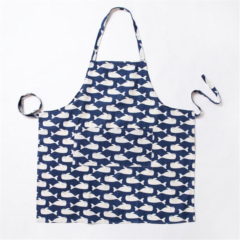 56x68cm Adult Apron Cotton Linen Striped Sleeveless Kitchen Cooking Baking Tool BBQ Party Chef Tool