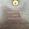 LOUIS VUITTON N61215 Trifold Damier leather Porte Tresor International Purse Brown leather unisex Used