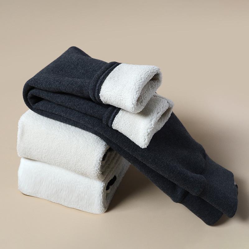 

Зимние леггинсы для девочек с бархатной подкладкой: Теплая цельная детская одежда для младенцев и малышей 120 cm