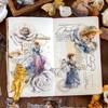1 Sheet Handbook Sticker Set, Scrapbooking Decorative Sticker Adhesive Sticker for Luggage Glass Planners Notebook