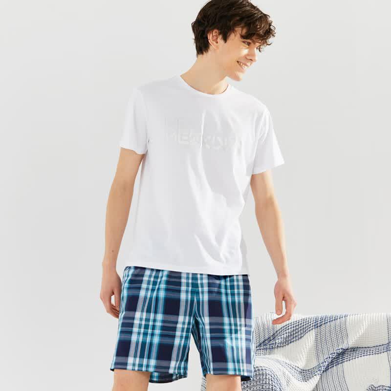 Men s Pure Cotton Lounge Boxer Shorts L