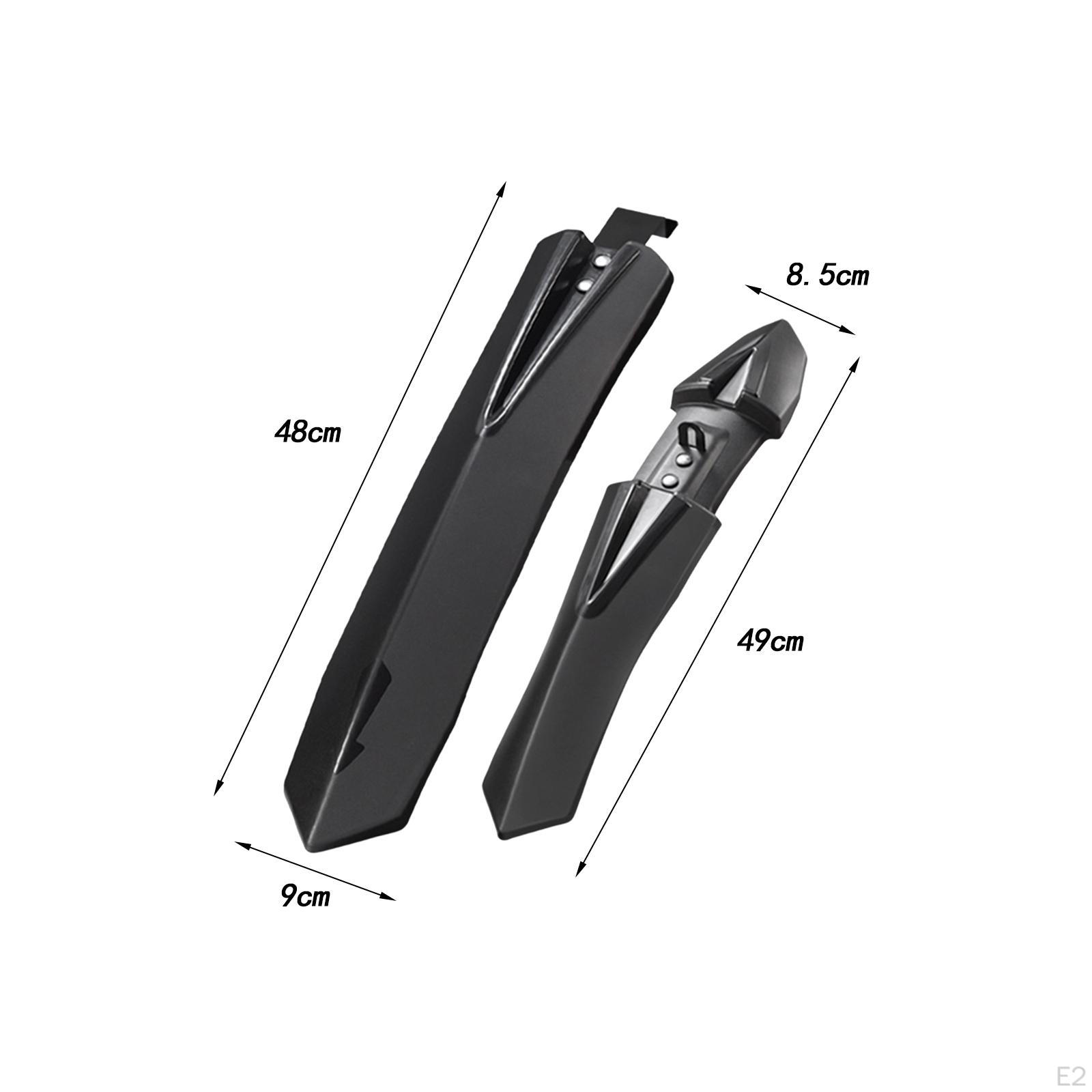 Переднее и заднее велосипедное крыло. Велосипедные крылья. Регулируемая защита от дождя — фото 4