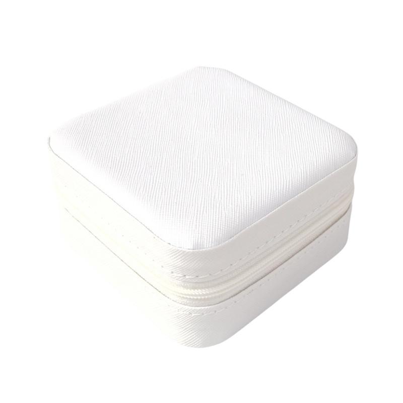 

Travel-friendly Jewelry Organizer Keeps Rings Earrings Necklaces Safe And Organized Pink білий