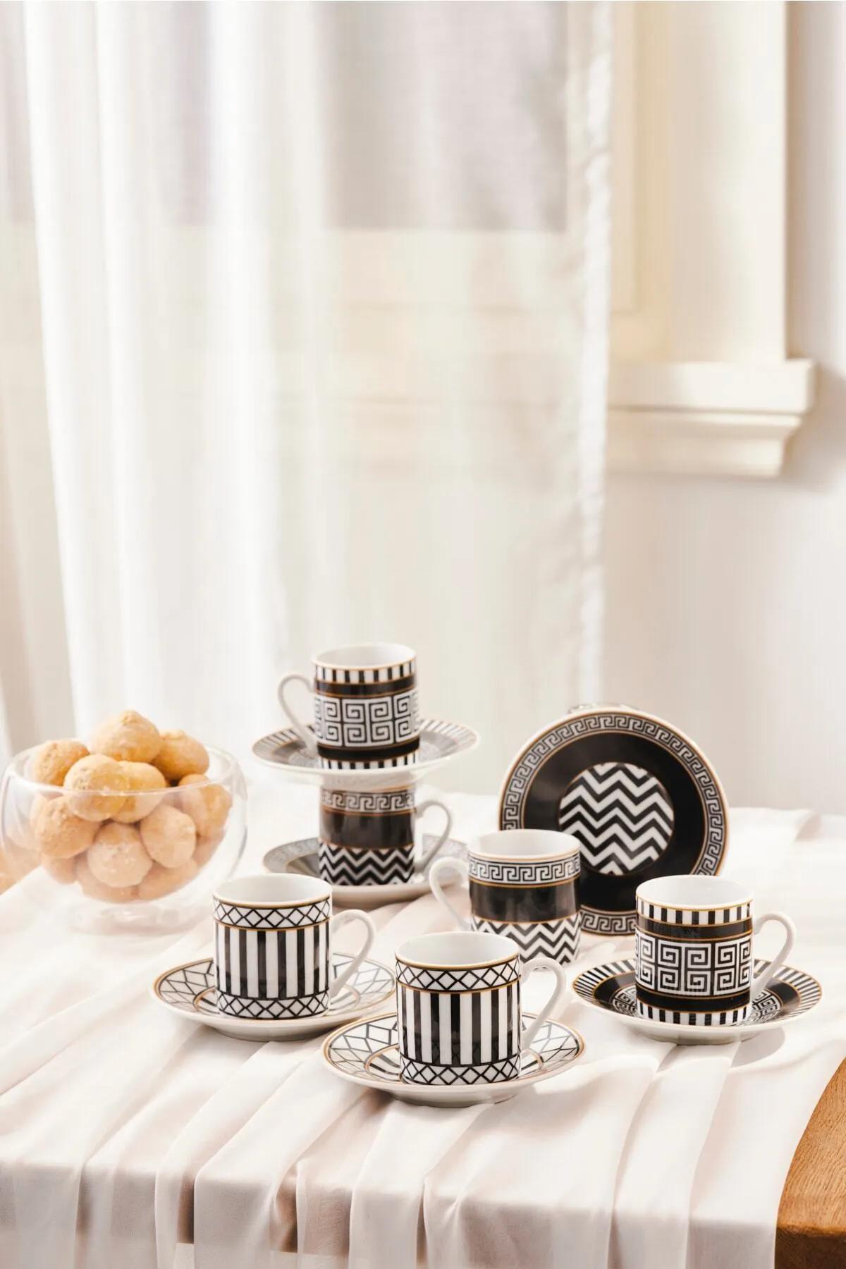 

Кофейная чашка Karaca Hellenistic на 6 персон 80 мл