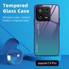 Für Xiaomi 13 5G Farbverlauf Hartglas Handyhülle PC+TPU Fallschutz Schutzhülle