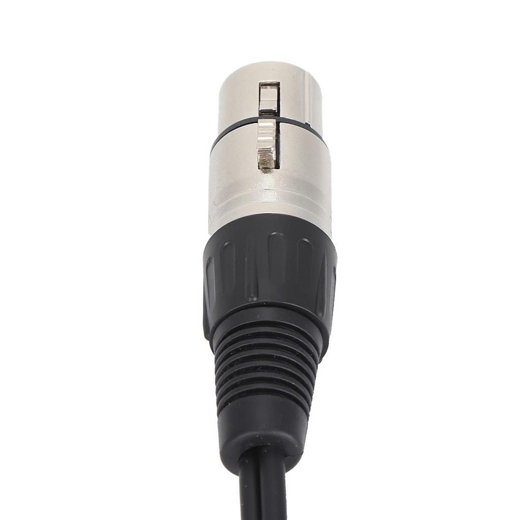 Splitter 1 XLR Female Plug to 2 Male Plugs Cable for Home Theater and Professional Equipment