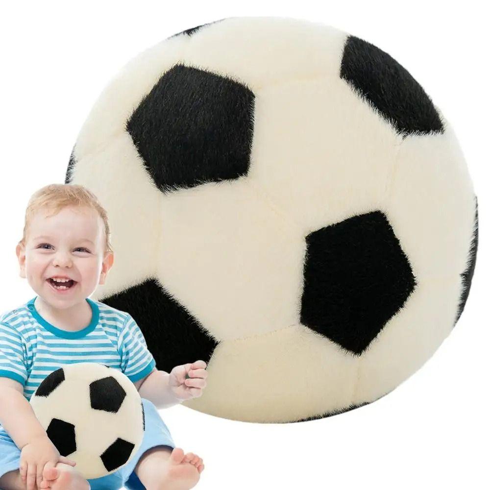 Ball Shape Football Throw Pillow Doll Soft Football Plush Toy  Children Toys
