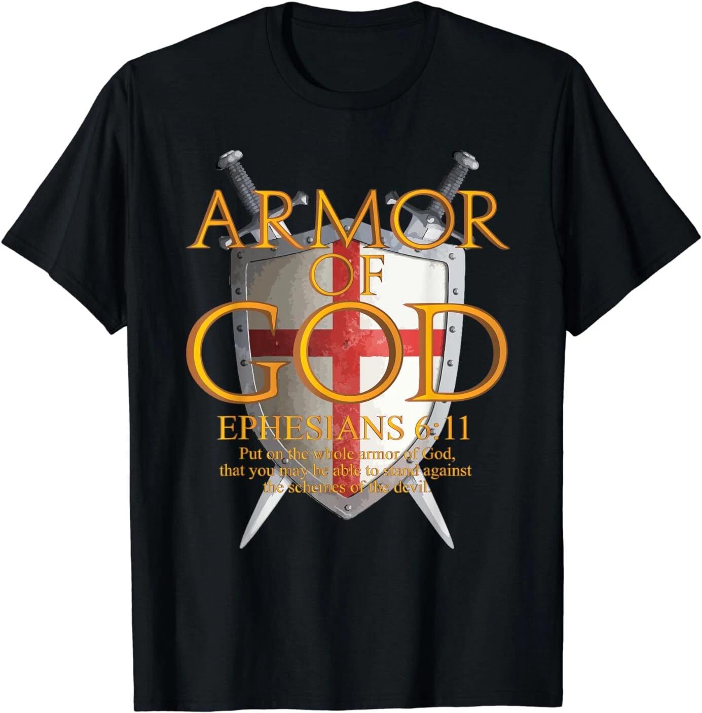 Men s and Women s T-shirts NEW LIMITED Armor Of God Ephesians Bible Verse Religious Christian T-Shirt S-3XL XXXL