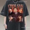Vintage Choi San Ateez T-Shirt, Unisex Kpop Tour T-Shirt