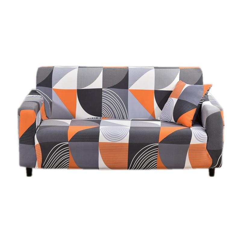 Elastic All Inclusive Fabric Sofa Cover Anti Slip Double Sofa Cover Four Seasons Chaise Longue Sofa Cover