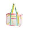 Summer Fashion Tote Bag Large Clear PVC Cartoon Handbag Jelly Transparent Beach Purse for Women Cute Shower Shoulder Bag for Bath