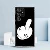 Middle Finger Soft Cover for Samsung Galaxy S25 Edge S26 S24 S23 Ultra Phone Case S22 S21 Plus S20 FE Print Pattern Shell Galaxy