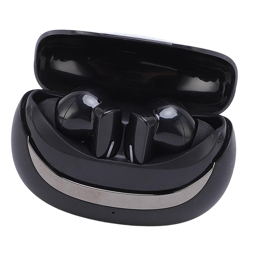 Language Translator Earbuds 5.4 Real Time Online 144 Lanquages Translation Device for Music Calling with APP Black