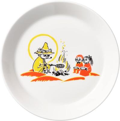 Moomin by ARABIA with Snufkin Moomin 1064954 [Officially Imported] Plate, 19cm, "ABC" Design, Tableware, Arabia,