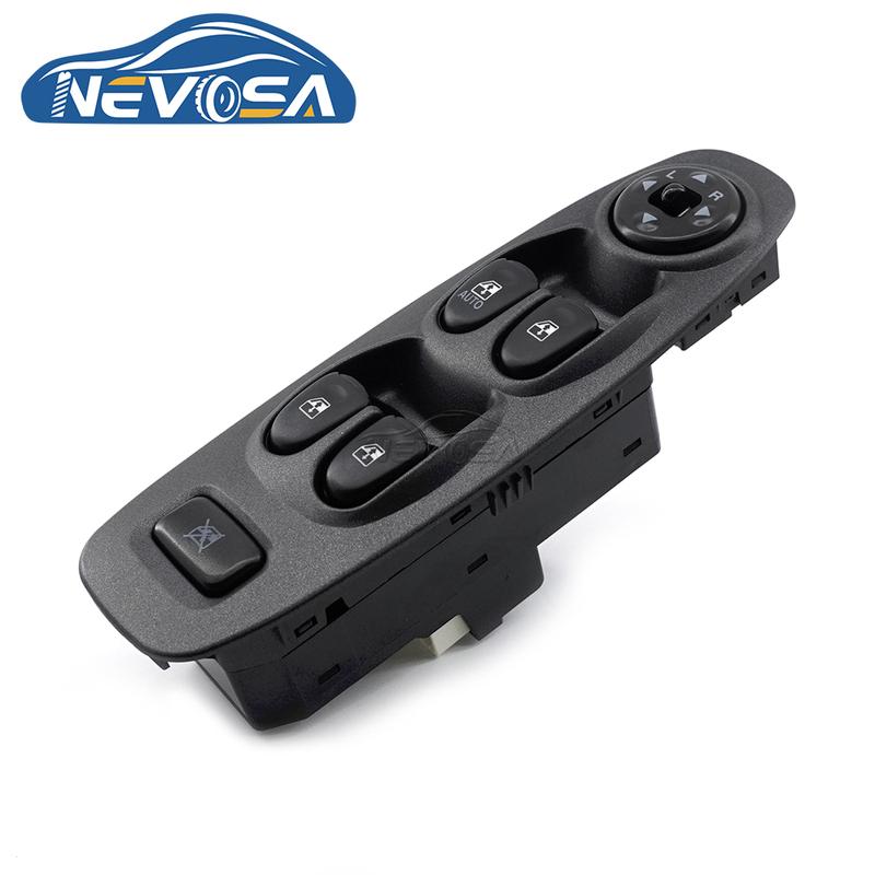 NEVOSA 93570-25300 LHD Front Left Master Power Window Switch Mirror Button For Hyundai Accent 2002 2003 2004 2005 2006 620W10270