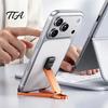 Travel Phone Stand Mini Foldable Keychain, Portable Cell Holder for Desk Desk, Pocket Home Office Accessory