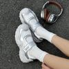 Thick-soled Ugly Cute Sports Sandals Women's Summer 2025 New Casual Breathable Hollow White Shoes Velcro Bag Head Sandals